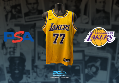 NIKE Los Angeles LAKERS DONCIC ユニホーム Luka Doncic Signed Auto Nike Los Angeles Lakers Basketball Jersey