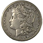 1899-S Morgan Silver Dollar San Francisco Very Fine VF+ Cleaned Details