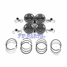 Kit de pistón y anillo de motor 2,0 L φ19 mm apto para VW Jetta Passat Seat Ibiza