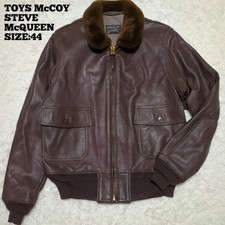 McCOY’S TOYS McCOY STEVE McQUEEN G 1  Leather Jacket 44 Men s Brown Old Rea