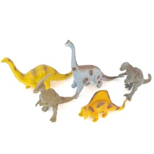 Vintage Lot of 5 Vinyl UKRD U.K.R.D. 1991 Dinosaur Figures Heavy Up to 8" Tall