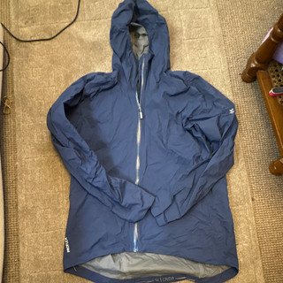 Rab Pertex Shield Jacket Hooded Waterproof Nylon Blue Men's XL