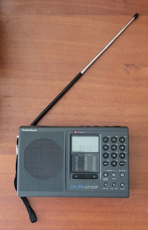 Radio Shack AM/FM Stereo Digital Receiver Short Wave DX-396 Mint/Clean ...