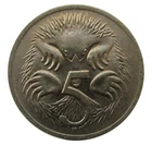 1977 Australia 5 Cents — photo from another recent sale