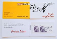 PORTOCARD, FRANZ LISZT, Deutsche Post DHL, ohne Kennung, Briefmarken postfrisch