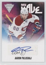 2011-12 Panini Titanium New Wave Signatures Aaron Palushaj #29 Auto 0f8