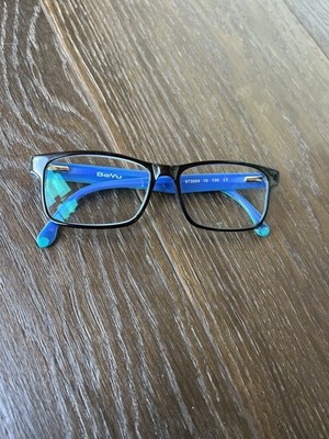 BeYu Kinderbrille / Jugendbrille Blau-Schwarz   flexibel & leicht Kinder Brille