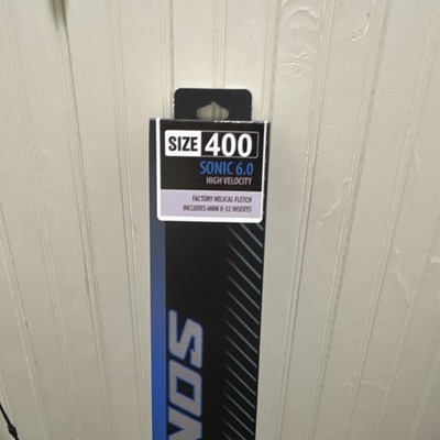 Easton Sonic 6.0 Carbon Arrow Shafts 400 Bow Hunting Black/Blue