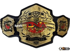 TNA World Heavyweight Championship Replica Title 4mm Brass Zinc Adult Size NEW