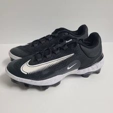 Nike Alpha Huarache Elite 4 Low MCS Baseball Cleats FD6221-003 Size 12 Black