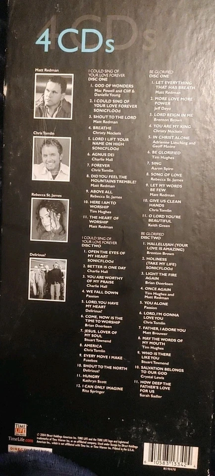 Worship Together, Best of NEW 4 CDS 45 Original Tracks Time Life Music Box set 4 - Image 2 of 4