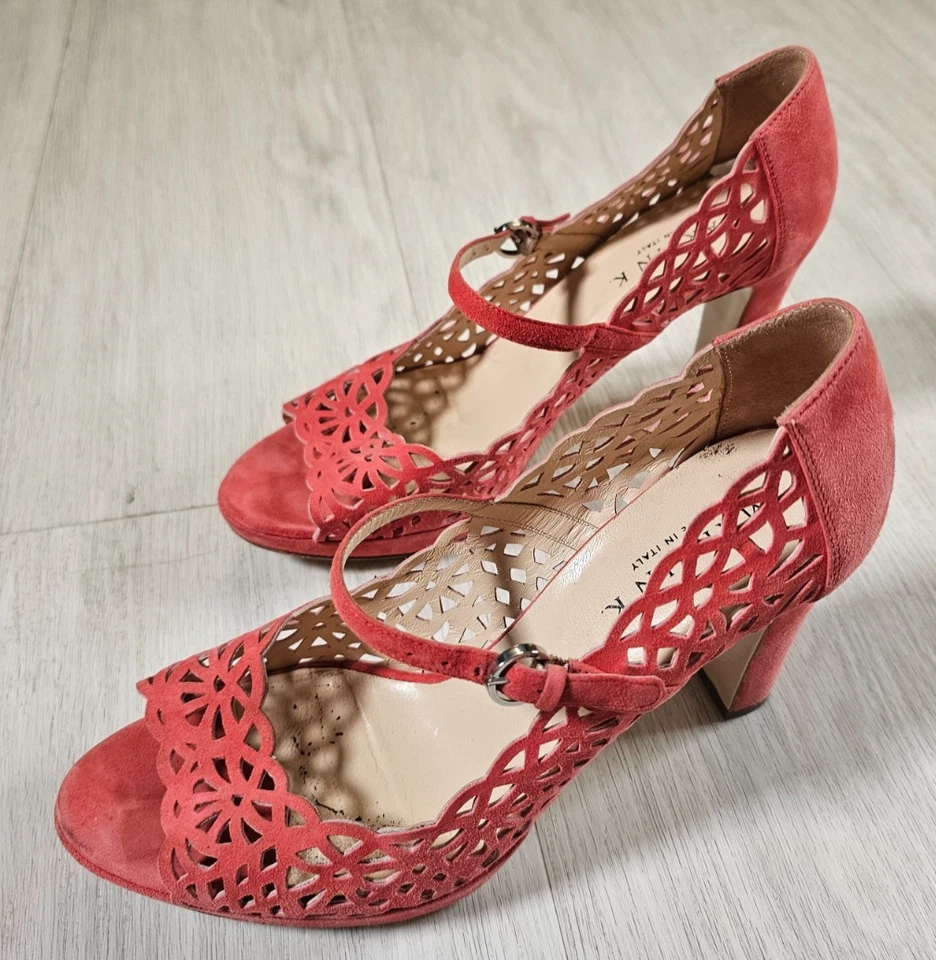 Zapatos de salón MARVIN K para mujer - Italia - EE. UU. 8 1/2 - zapatos de salón calzado decorativos - Tacones 3 1/2 Foto 4 de 4