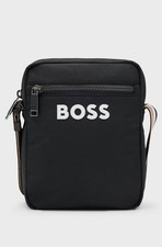HUGO BOSS UMHÄNGETASCHE MIT SIGNATURE-STREIFEN UND LOGO TASCHE NEU