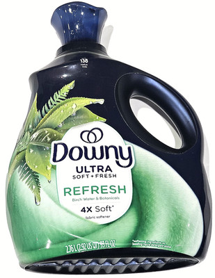 Downy Ultra Soft Plus Fresh Fabric softener Birch Water & Botanicals 4xSoft 93oz