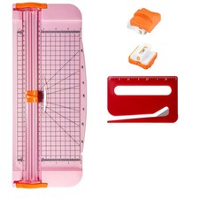 12-Inch A4 Paper Cutter 3-Piece Set with Automatic Safety Guard, Precision Si...