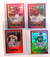 (4) 2015 Panini Elite Extra Edition RC Auto Lot! Wiseman/Krieger/Koch/Guerrero