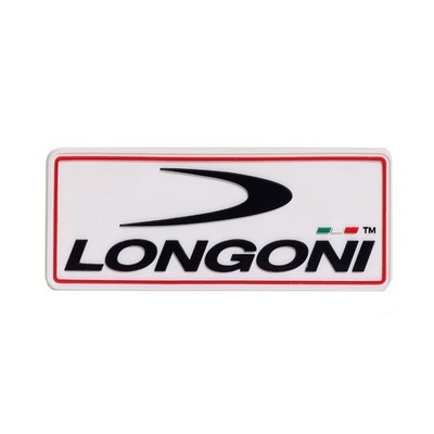 Longoni Logo Patch 3D Molded   Hook & Loop w/ Base   Fits Clothing & Cue Cases