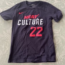 Kids Large Nike Miami Heat Jimmy Butler City Edition T Shirt