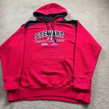 Winners Circle Tony Stewart #14 Hoodie Men's Large Red Nascar Y2K