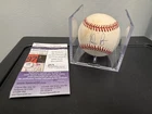 Nolan Ryan Signed American League Baseball JSA COA RANGERS ASTROS ANGELS
