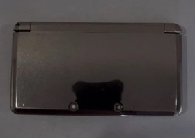 Nintendo 3DS Launch Edition Cosmo Black 2GB SD Original Charger Tested Works