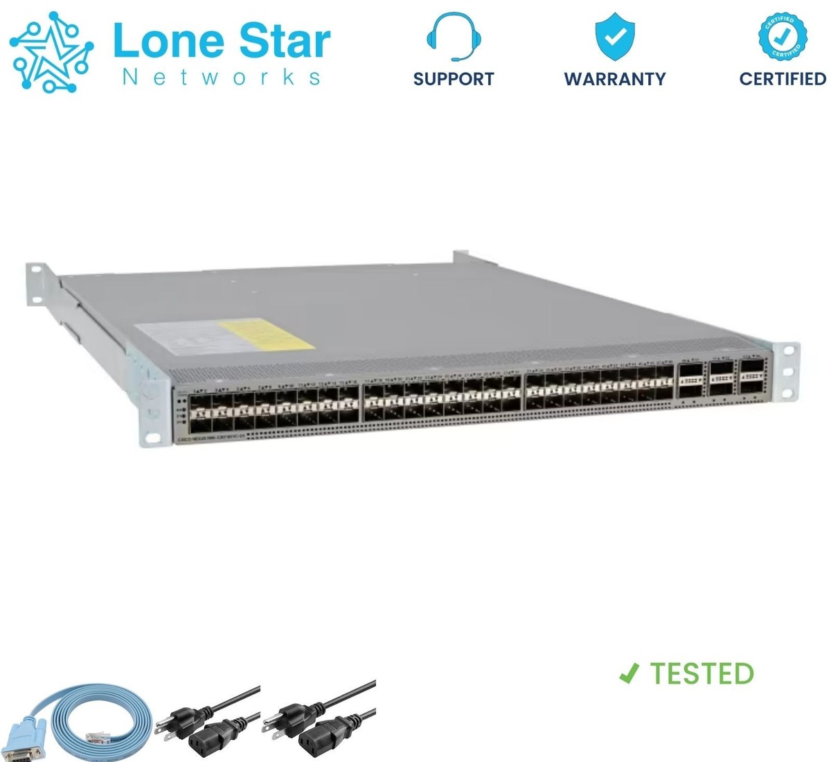 Cisco Nexus N9K-C93180YC-EX 9300 48-Port 1/10G/25G SFP+W