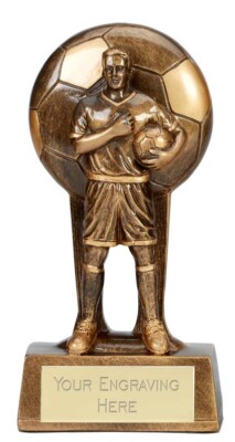 Soul Football männlicher Pokal - Resin - kostenlose Gravur