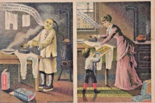Victorian Trade Card New Process Starch Advertising A12L