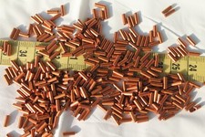 2x6mm Bugle Bead 3 Straight Copper Metallic Matte Czech Beads Crafts/20 grams