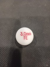 Metal Detector Test Balls Flat Cut 1" 3.0MM Ferrous