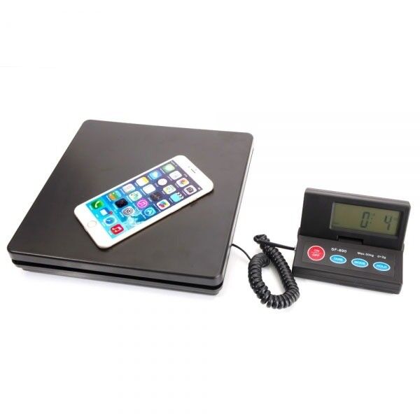 DIGITAL SHIPPING SCALE POSTAL PARCEL SCALE 110 LBS CAPACITY w/ AC ADAPTER