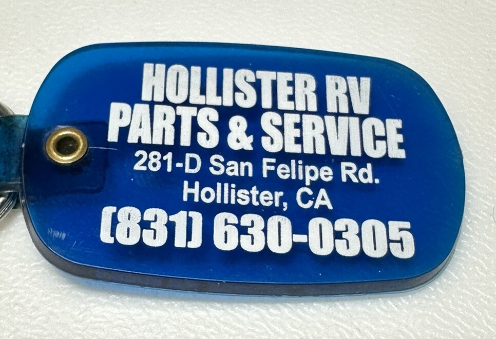 Hollister California RV Parts Service Recreational Vehicle Camper CA