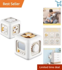 Montessori Busy Cube for Toddlers 1-3 - Safe Learning Toy, 1st Birthday Gift