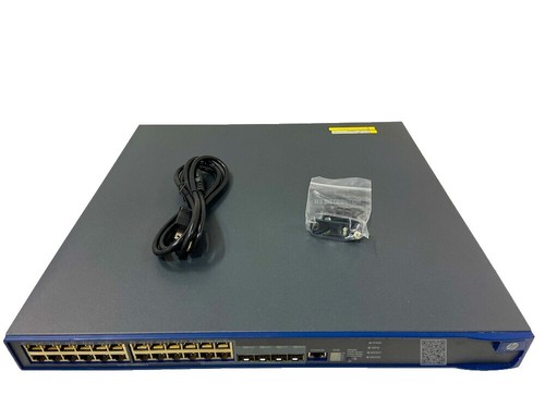 FS S3900-24F4S, 24-Port Gigabit Ethernet L2+ Switch, 20 x 1Gb SFP