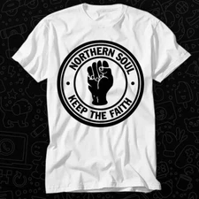 Northern Soul Keep The Faith Music Motown Mod Scooter T Shirt 578