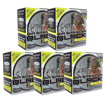 5-pk Air Spencer A52 Cartridge Lemon Squash Scent Japan Car Air Freshener JDM