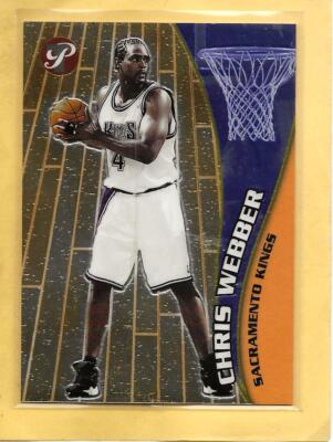 CHRIS WEBBER - 2001-02 Topps Pristine - #19 - Kings - $1 Shipping - MINT 