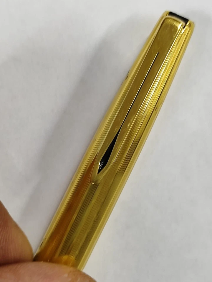 Pluma estilográfica negra Aurora Archivi Storici vintage 14K nueva en caja años 60 Foto 4 de 4