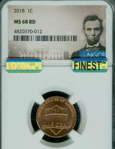 2018 LINCOLN CENT NGC MS68 MAC FINEST MAC SPOTLESS LOW POP *