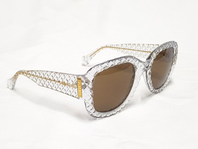 Vintage Gianfranco Ferre GFF 144 Sonnenbrille TRANSPARENT KLARES GESTELL BRIL...