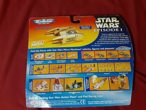 Micro Machines, Star Wars Episode 1, Trade Federation Droid Starfighter. 1998 - Picture 2 of 2