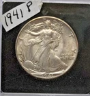 White  1941 P Choice/Gem BU Walking Liberty Half Dollar-Estate Coin