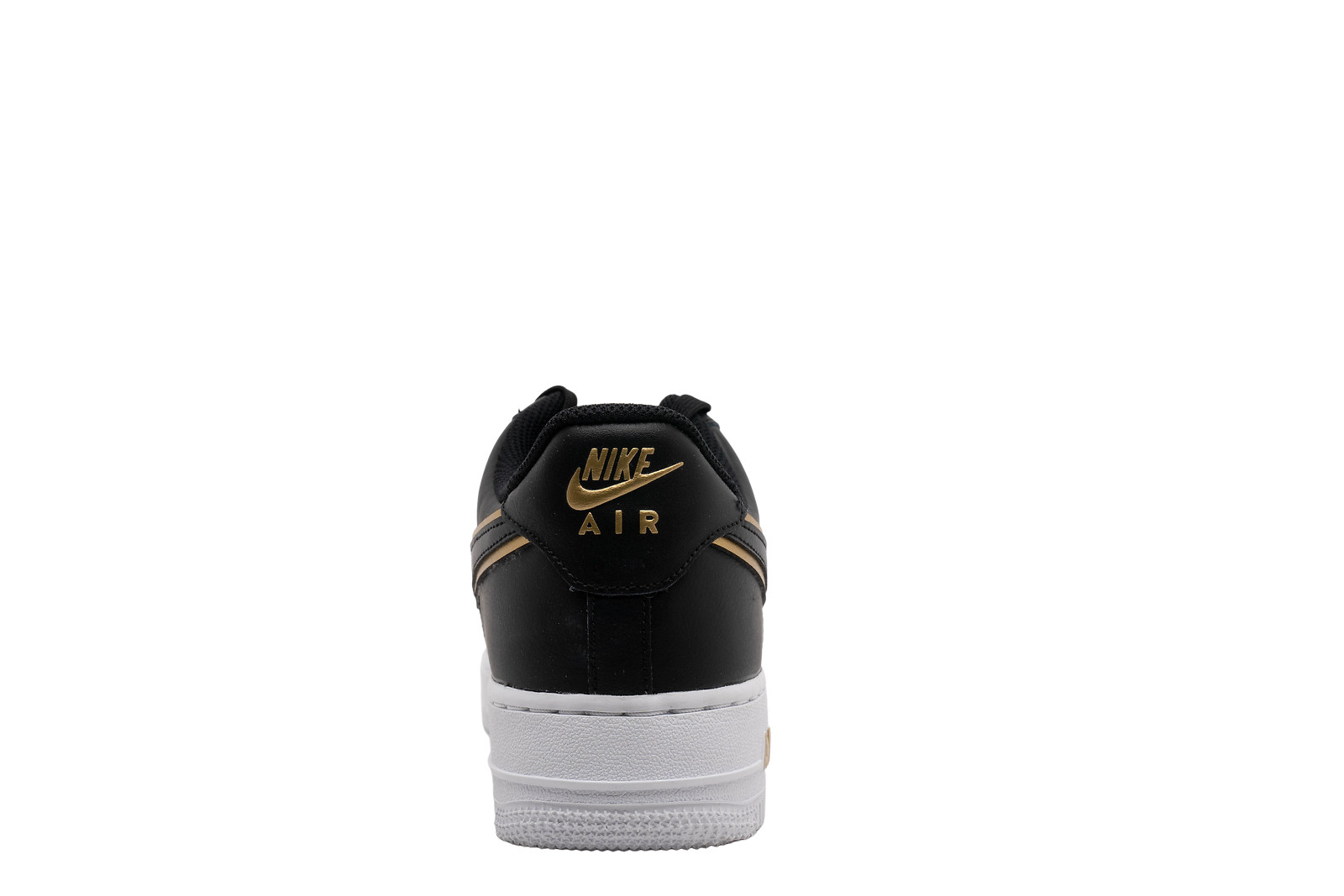 Nike スウッシュロゴ ブラックベルト Nike Air Force 1 '07 LV8 Metallic Swoosh Pack - Black for