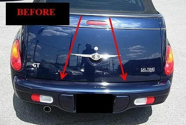 Chrysler PT CRUISER 2001-2010 precortado cromado maletero moldura garantía Foto 3 de 4