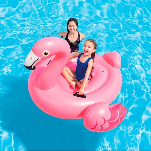 intex ride on flamingo