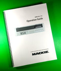 Operation Guide for Mackie SDR 24/96 56 Pages With Clear Covers!