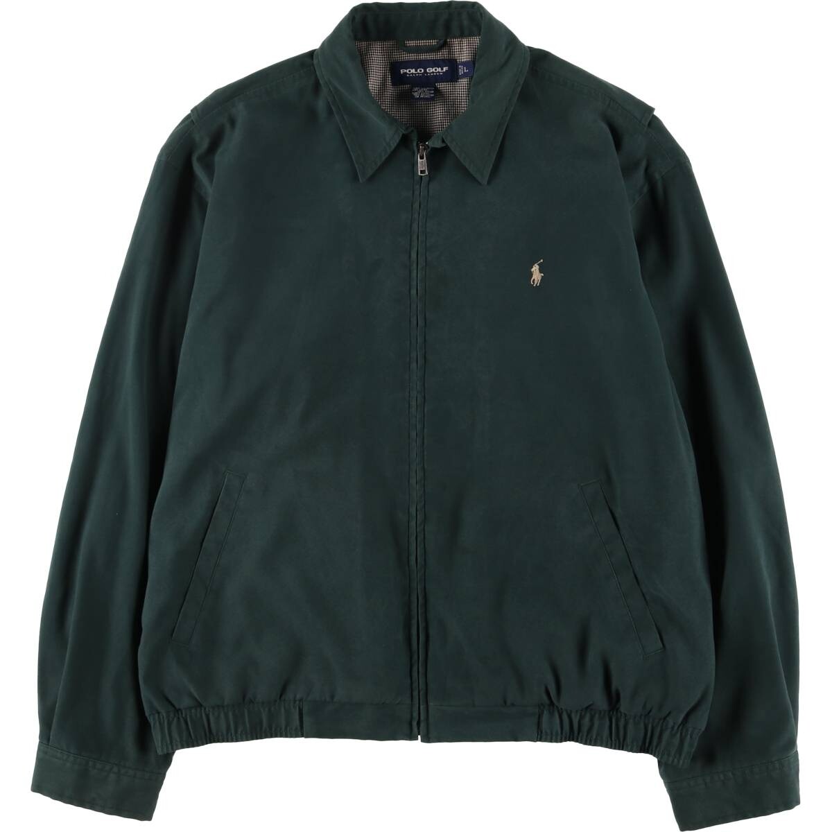 90s 希少 レア POLO GOLF スイングトップ ハイネック 90'S Ralph Lauren POLO GOLF Swing Top Sports Jacket Men's L