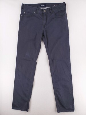 Atelier Gardeur Pants Mens 36x34 Blue Bill-3 Modern Fit Relaxed Straight Chino