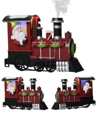 Lightup Santa Train - bunte LED Lichter Weihnachten Dampflok Ornament
