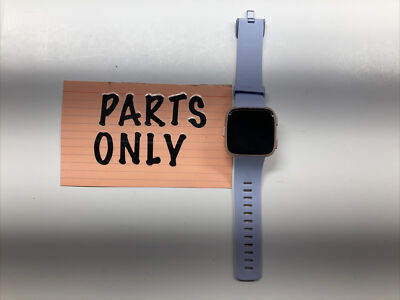 Fitbit Versa FB504 Pink Smartwatch Purple Band Parts Only
